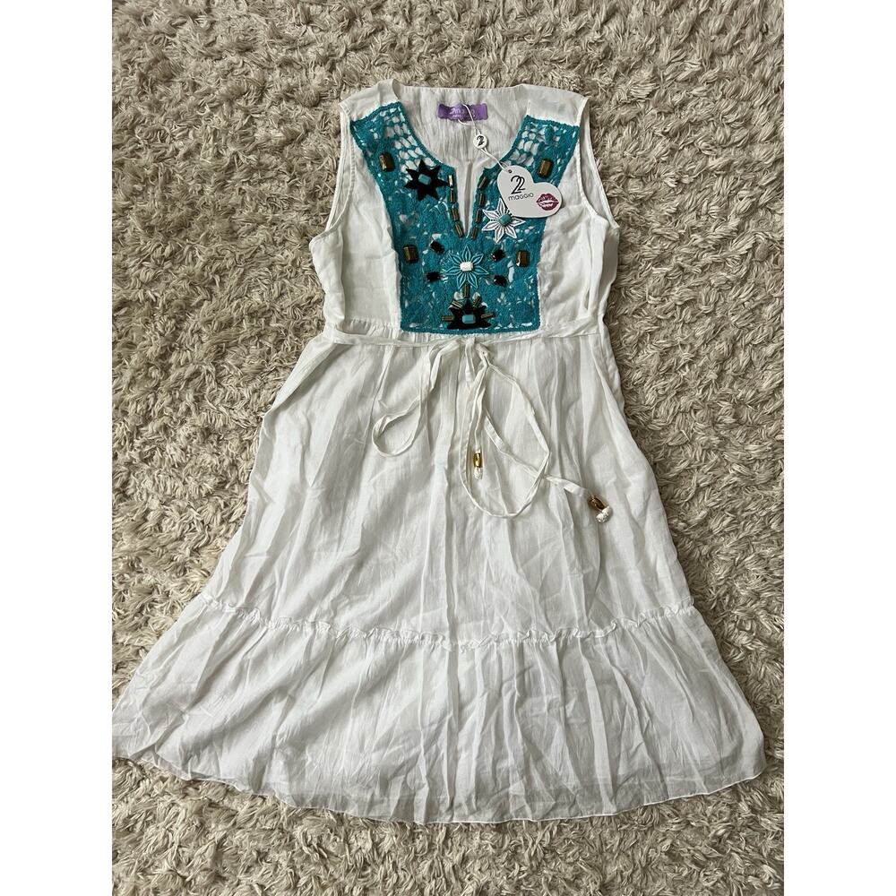 22 maggio ( maria grazia severi) cotton dress made in Italy size 48 (us 12)